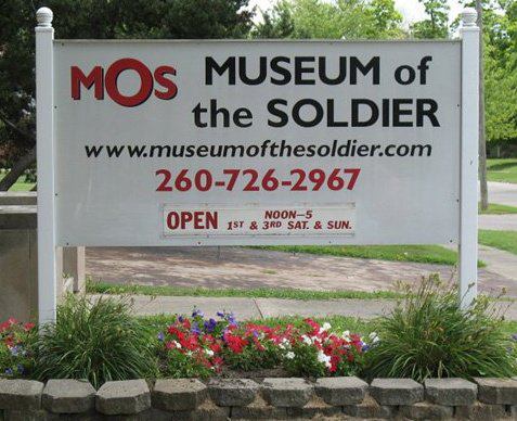 The sign that sits in front of the Museum